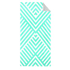 Serviette de Plage Séchage Rapide Anti-Sable - Natation Absorbante Compacte Fleurs