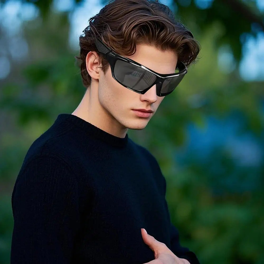 Lunettes de Soleil Homme Polarisées Sport — Protection Complète UV400