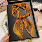 Foulard Carré Soie 90x90cm — Collection Signature FuturaTrend