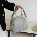 Sac de Plage Mesh Filet Réutilisable Grande Capacité — Éco Chic FuturaTrend
