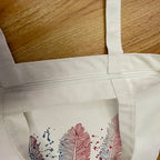 Sac Tote Canvas Mixte Motifs Animaux Mignons - Écologique Shopping Plage Épaule