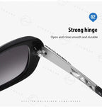 Women's LM Polarized Square Sunglasses — Gradient Luxury UV400