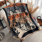 Luxury Geometric Pashmina Scarf — Elegant FuturaTrend Shawl