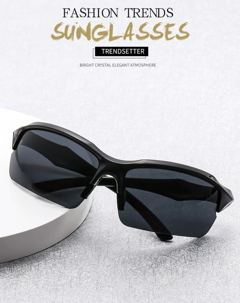 Lunettes de Soleil Sport Cyclisme Homme - Polarisées Légères Coupe-Vent