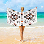 Serviette de Plage Bohème Microfibre - Séchage Rapide Multifonction Voyage