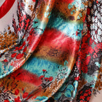 Seidentuch Luxus 90x90cm - Designer Schal Sommer