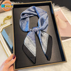 Foulard Carré Soie 90x90cm — Collection Signature FuturaTrend