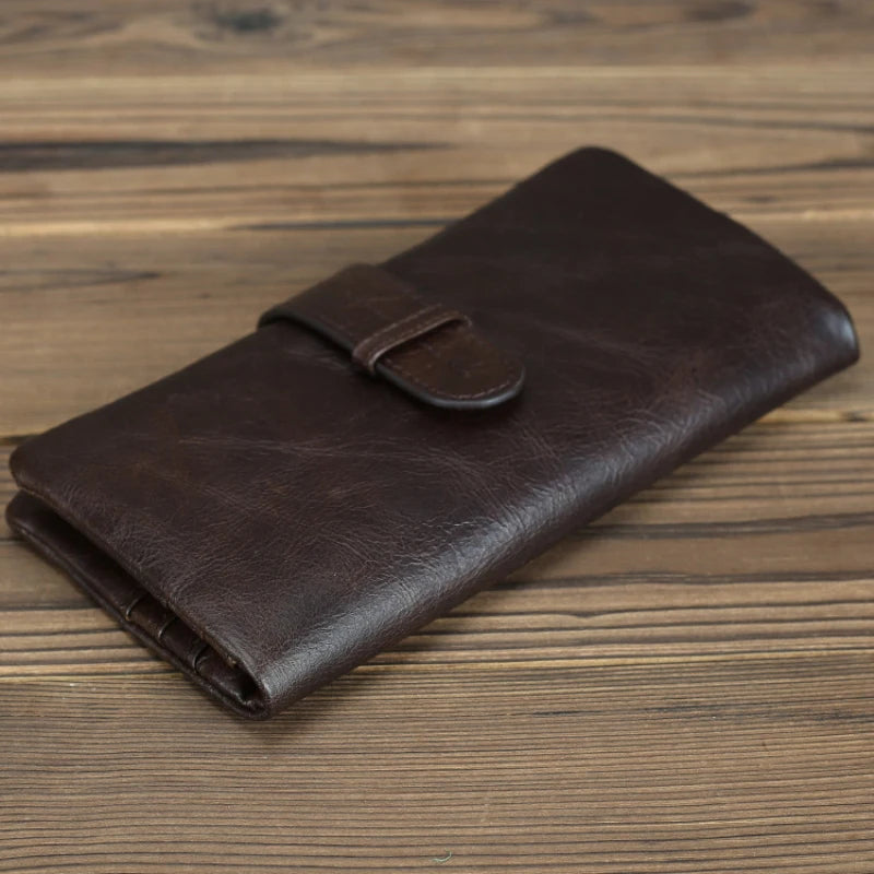 Portefeuille Cuir Véritable Premium — Unisexe Anti-Vol RFID FuturaTrend