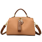 Sac Bandoulière Femme Cuir PU Kaki — Tote Bag Crossbody Multipoches 25x15x8 cm