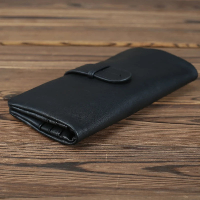 Portefeuille Cuir Véritable Premium — Unisexe Anti-Vol RFID FuturaTrend