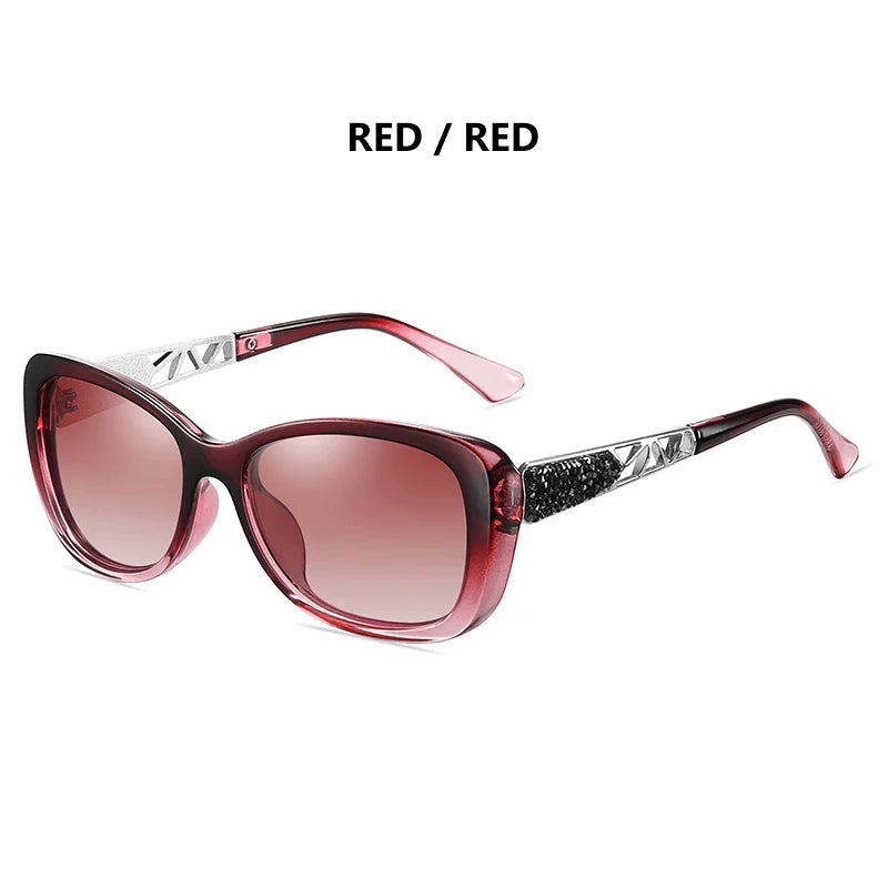 Lunettes de Soleil Femme LM Polarisées Carrées - UV400 Gradient Luxury 2024