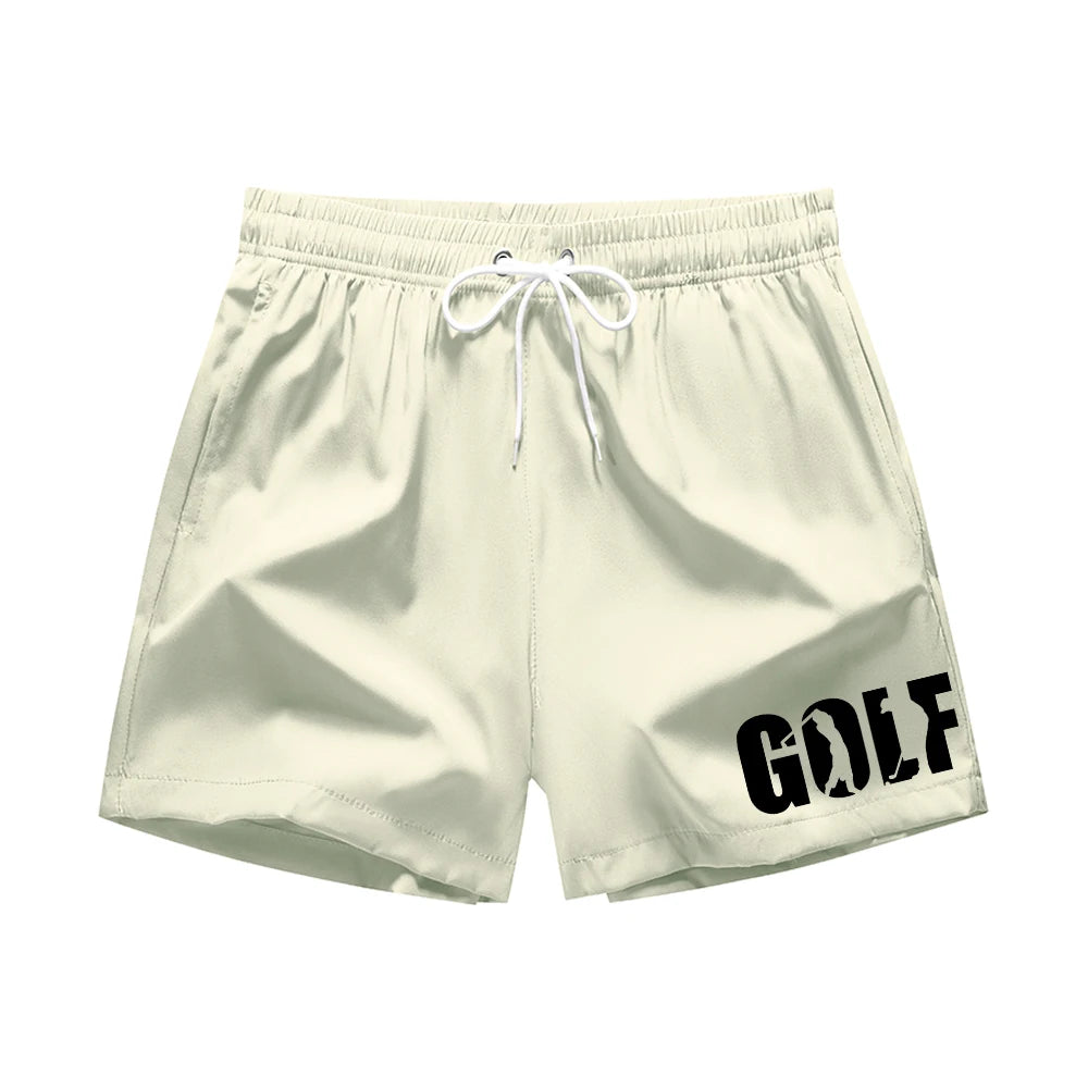 Short de Bain Homme Imprimé Séchage Rapide - Maillot Plage Été Respirant Cordon