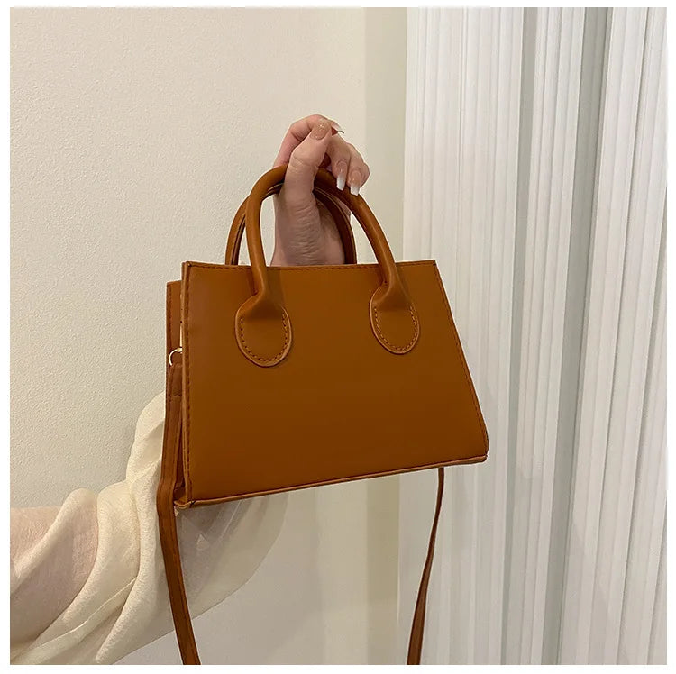 Bolso Negro Elegante — Doble Asa Bandolera Retro FuturaTrend