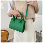 Bolso Negro Elegante — Doble Asa Bandolera Retro FuturaTrend