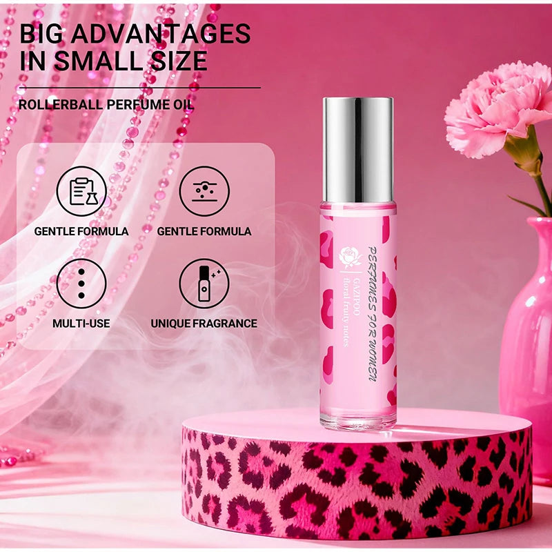 Parfum Femme Phéromones Roll-On — Jasmin Violette Musc Longue Durée