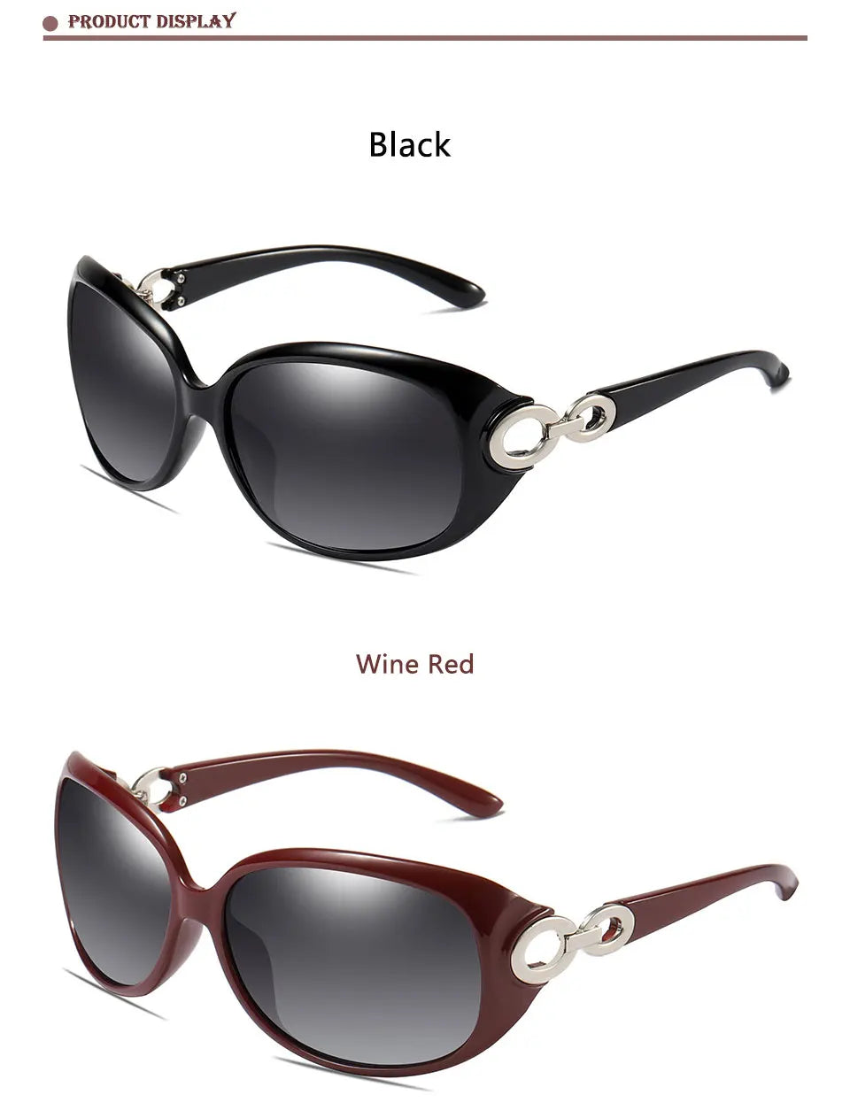 Lunettes de Soleil Polarisées Femme Luxury - Design Vintage