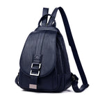 Sac à Dos Femme Cuir Bleu – Sac École & Voyage Léger