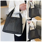 Sac de Plage Mesh Filet Réutilisable Grande Capacité — Éco Chic FuturaTrend