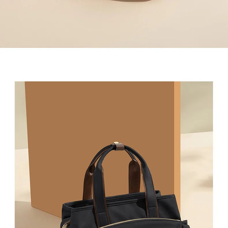 Bolso de Mano Mujer Gran Capacidad Lona — Bandolera Multifunción