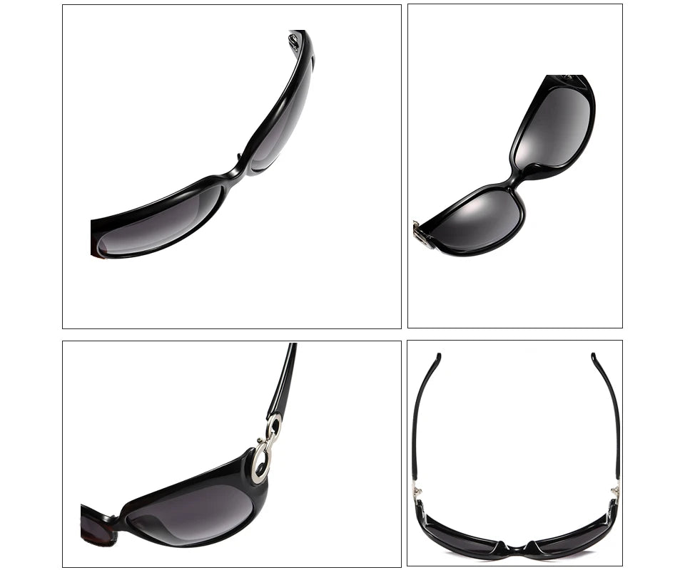 Lunettes de Soleil Polarisées Femme Luxury - Design Vintage