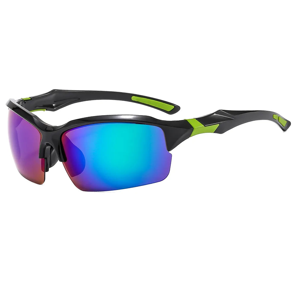 Lunettes de Soleil Sport Cyclisme Homme - Polarisées Légères Coupe-Vent
