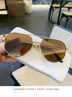 Lunettes de Soleil Aviateur Vintage — Designer Luxury UV400 Unisexe