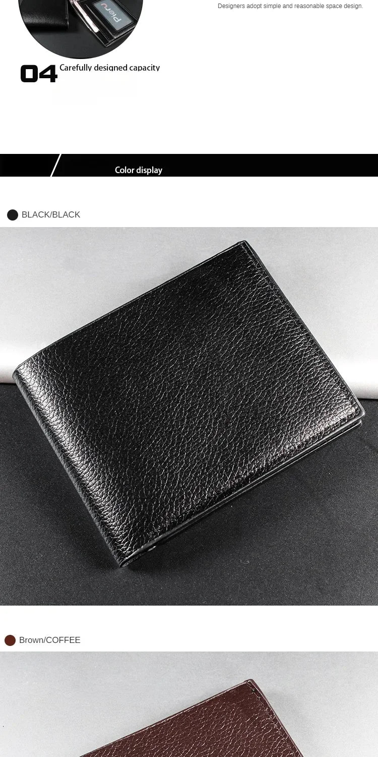 Portefeuille Homme Cuir Compact — Slim Business Minimaliste FuturaTrend