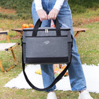 26L Insulated Cooler Bag Camping Dark Gray-2