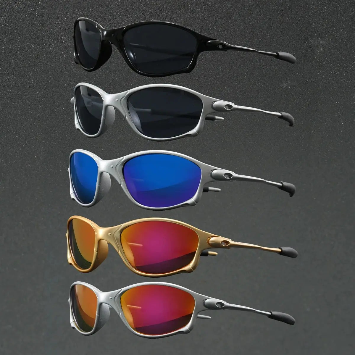 Lunettes de Soleil Sport Cyclisme Vintage — UV400 Coupe-Vent Unisexe