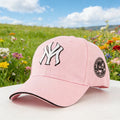 Casquette Baseball New York Rétro Ajustable - Logo Classique Badges Vintage Unisexe
