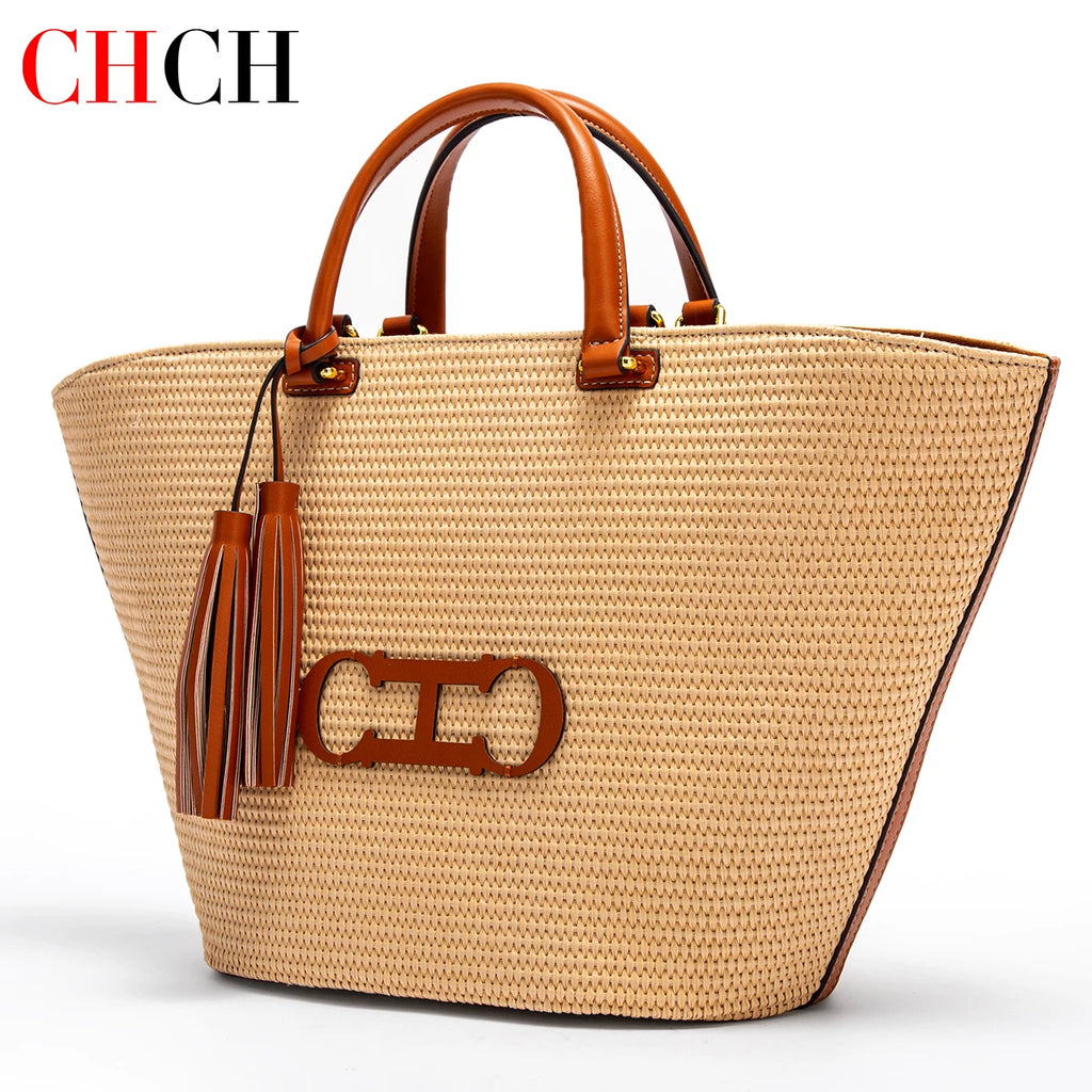 Sac Tote Femme CHCH 2024 Vacances Plage - Shopping Main Bucket Bag