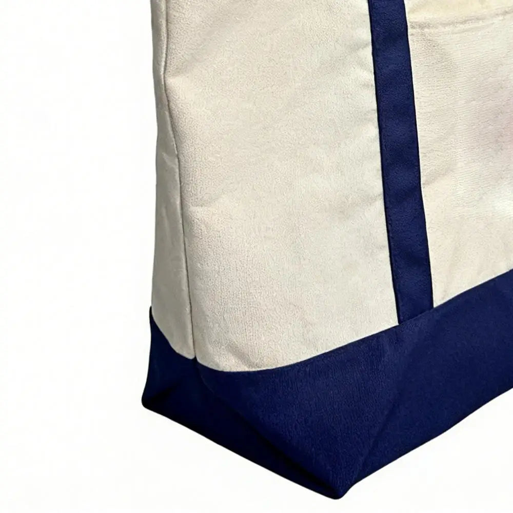 Grand Sac Tote Canvas Femme Réutilisable - Broderie Plage Voyage Gym Shopping