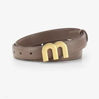 Ceinture Femme Cuir Boucle Dorée — Élégante Polyvalente FuturaTrend