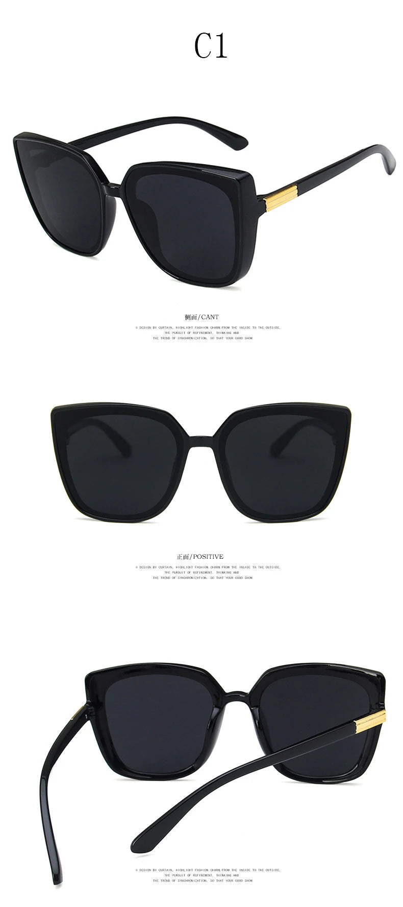 Lunettes de Soleil Classiques Femme - Design Vintage UV400