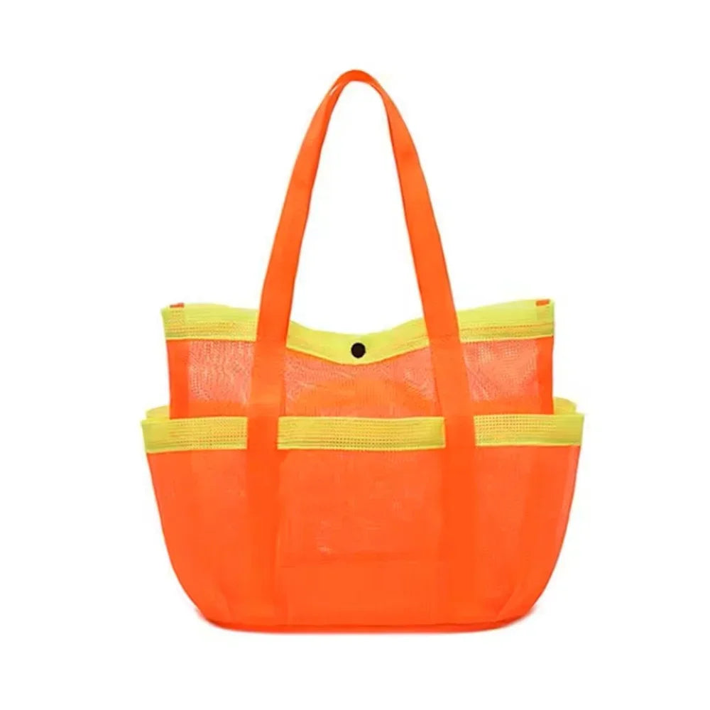 Sac de Plage Tote Portable Respirant - Pliable Grande Capacité Séchage Rapide