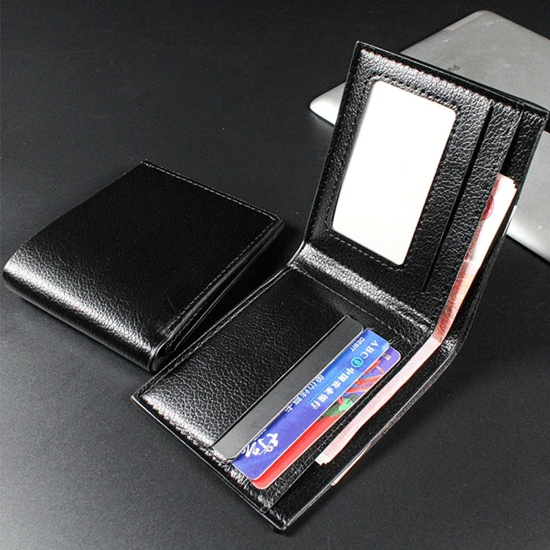 Portefeuille Homme Cuir Compact — Slim Business Minimaliste FuturaTrend
