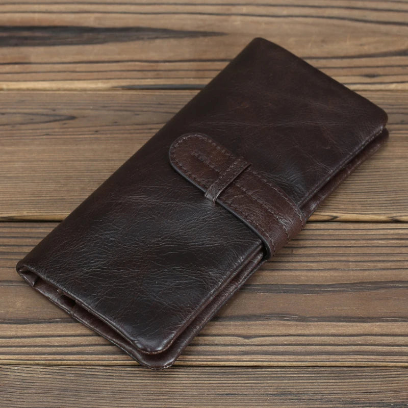 Portefeuille Cuir Véritable Premium — Unisexe Anti-Vol RFID FuturaTrend