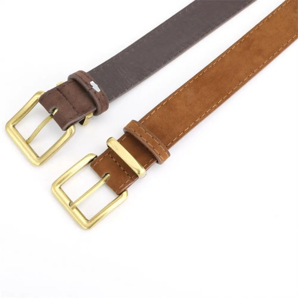 Cinturón de gamuza prémium para mujer — Hebilla elegante y versátil FuturaTrend