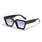 Premium Black Square Sunglasses — Luxury UV400