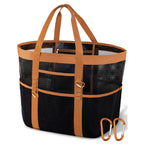 Large Capacity Tote Beach Bag - Unisex for Travel, Pool, Holidays, and Outdoor Activities