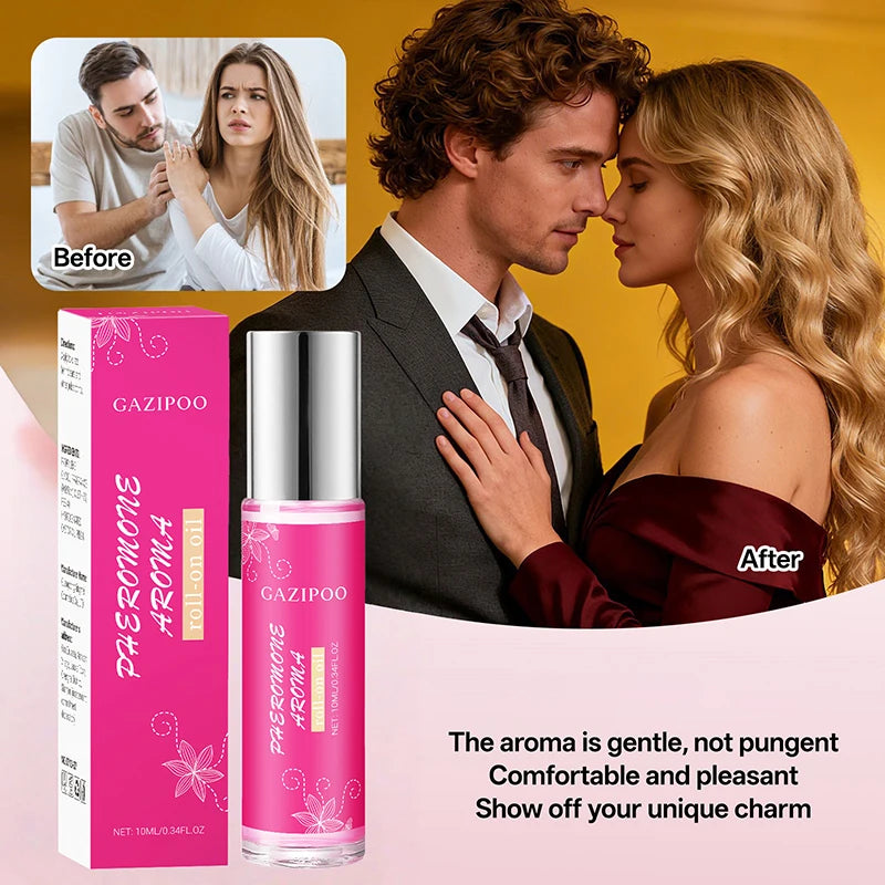 Parfum Femme Phéromones Roll-On — Jasmin Violette Musc Longue Durée