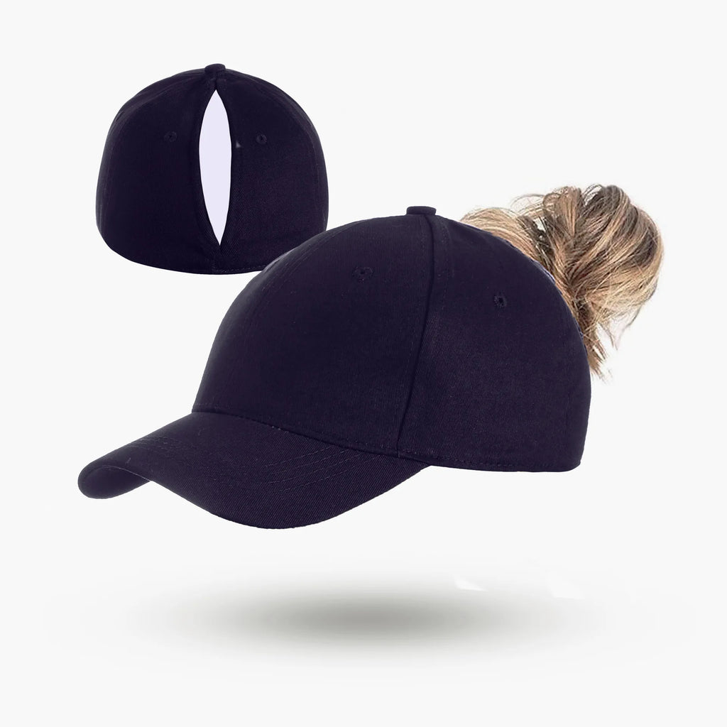 Casquette Baseball Queue de Cheval Magnétique Femme - Sport Séchage Rapide