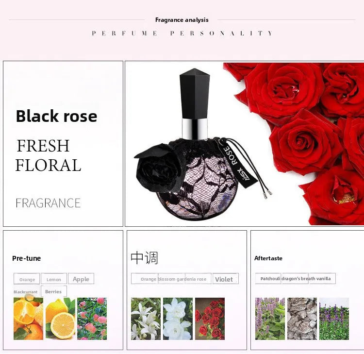 Parfum Femme Rose Fraîche 100ml — Fragrance Légère Longue Durée Atomiseur