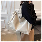 Bolso Tote de Mujer de Gran Capacidad - Cuero Suave de Hombro Retro 2026