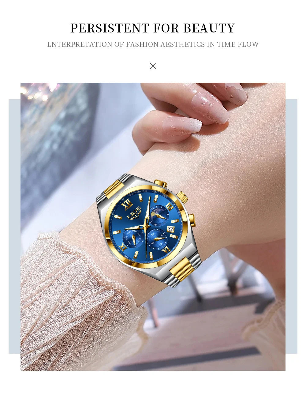 Montre Femme Minimaliste Luxury Waterproof — Casual Élégant