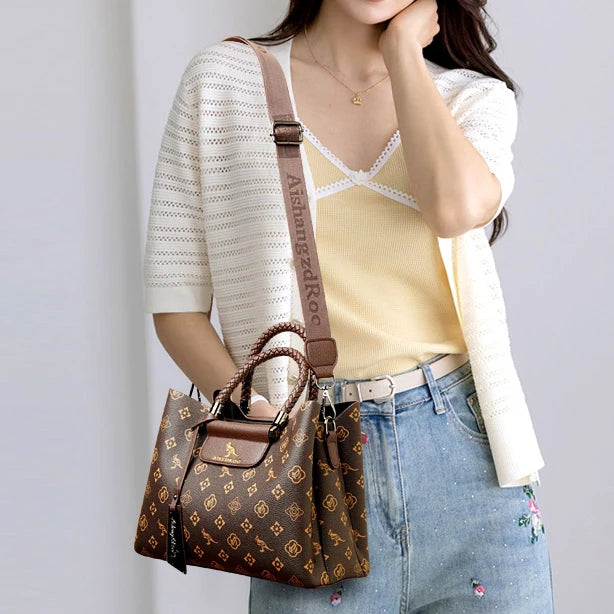 Sac à Main Femme Élégant — Poignée Unique Design Signature FuturaTrend
