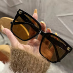 Lunettes de Soleil Femme Designer Fleurs — Luxury UV400