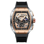 Montre Homme Sport Chronographe Waterproof — Quartz Multifonction 3ATM