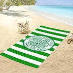 Serviette de Plage Football Club Logo - Microfibre Absorbante Séchage Rapide Sport