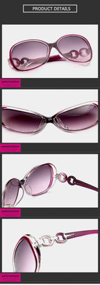 Gafas de sol retro cuadradas para mujer - Diseño de estrella de lujo UV400